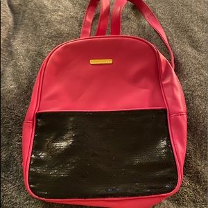 Juicy couture backpack pink and black